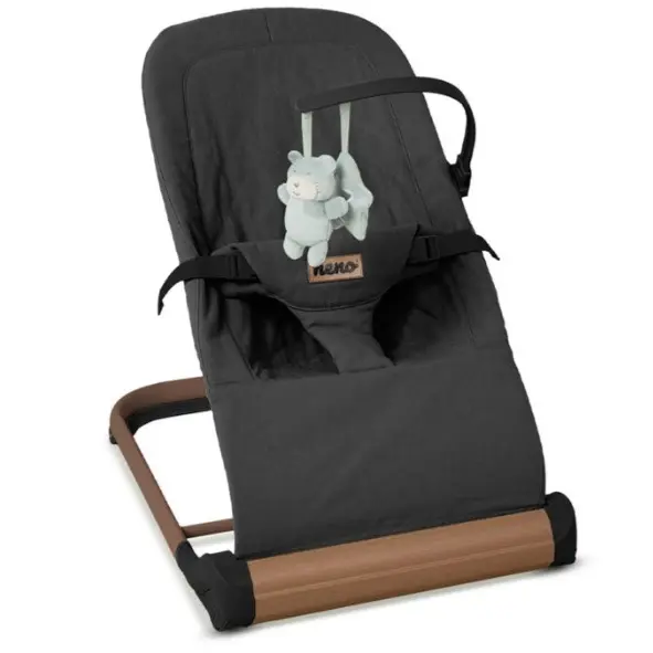 Lehátko NESSO DARK GREY + taška