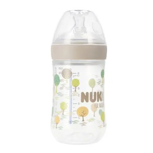 Nuk Kojenecká láhev 260ml přírodní šedá