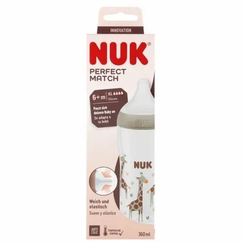 Nuk Kojenecká láhev perfect 360 ml žirafa