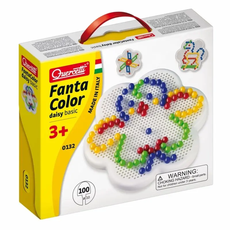 Quercetti FantaColor Daisy Basic 10 mm – 100 ks