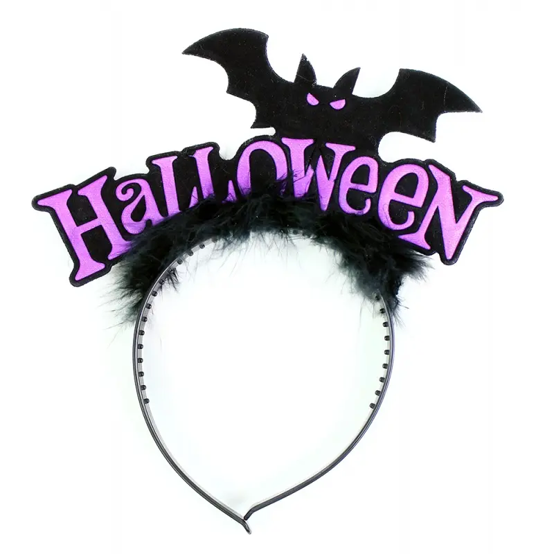 Rappa čelenka netopýr s peřím Halloween