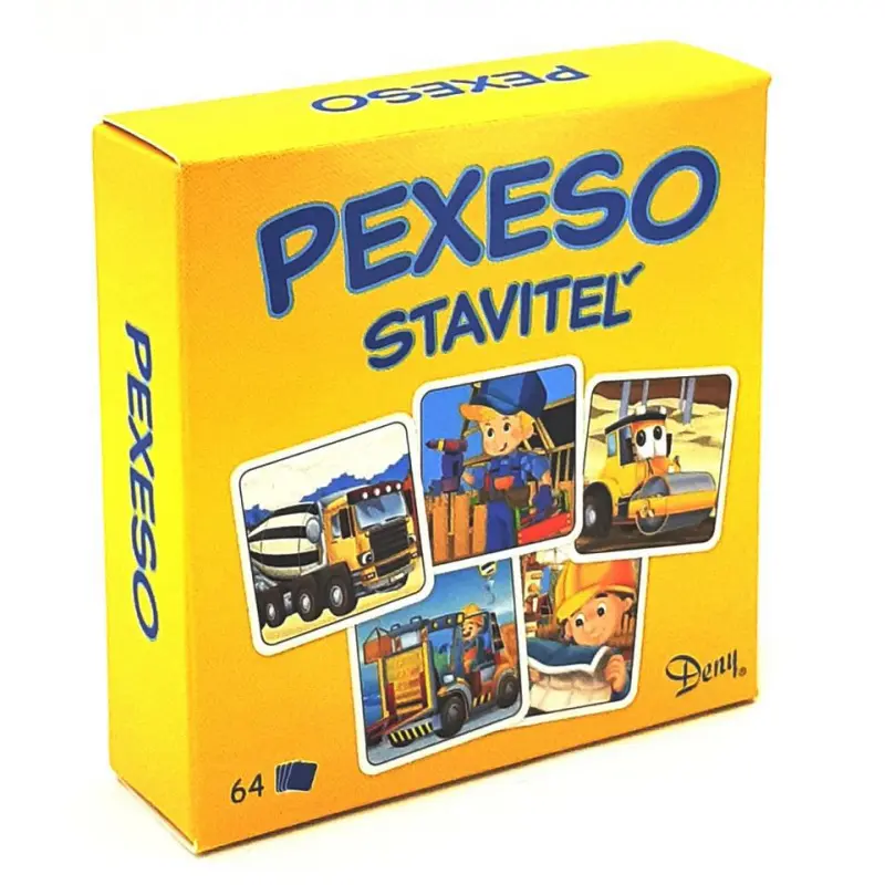 Mikro trading Pexeso - Stavitel - 64 ks