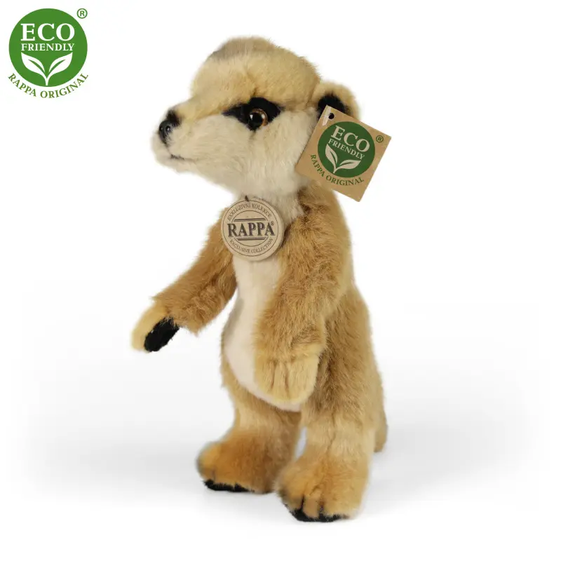 Rappa Plyšová surikata stojící 23 cm ECO-FRIENDLY