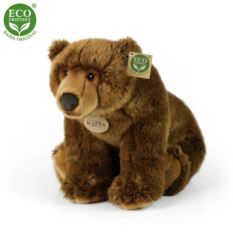 Rappa Plyšový medvěd 40 cm ECO-FRIENDLY