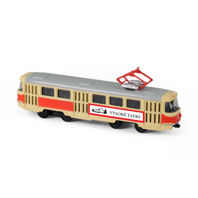 Rappa Kovová retro tramvaj Vysoké Tatry 16 cm