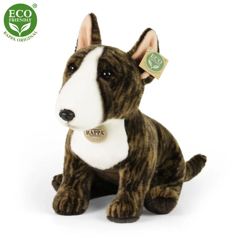 Eco-friendly plyšový pes anglický bulteriér 30 cm