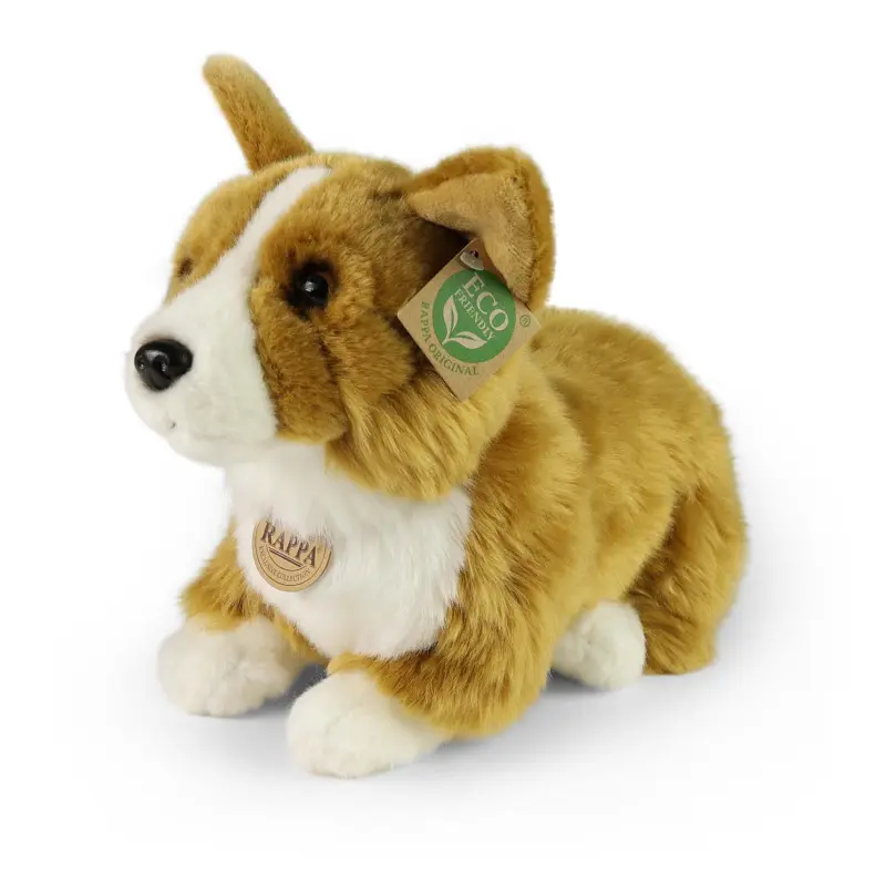 Rappa Plyšový pes corgi 32 cm ECO-FRIENDLY