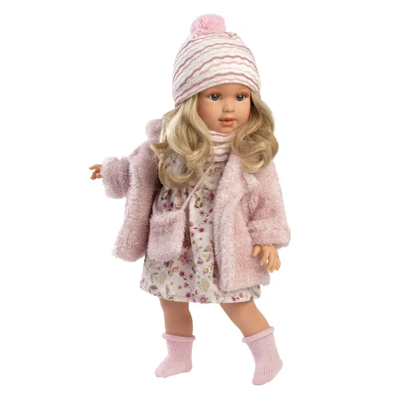 Llorens 54052 LUCIA - realistická panenka s měkkým látkovým tělem - 40 cm