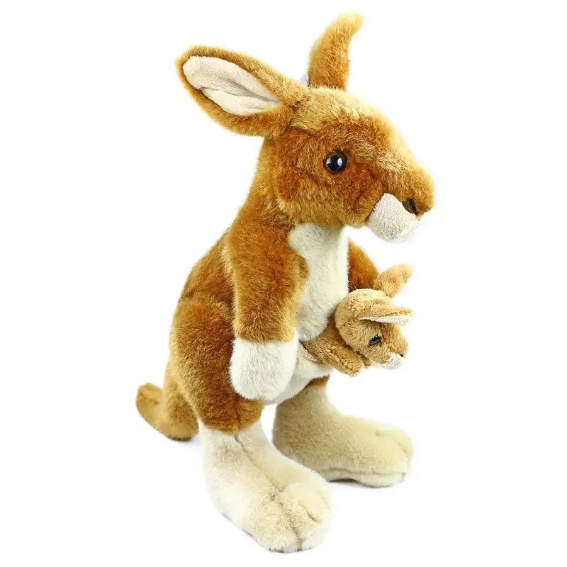 Rappa Plyšový klokan s mládětem, 26 cm