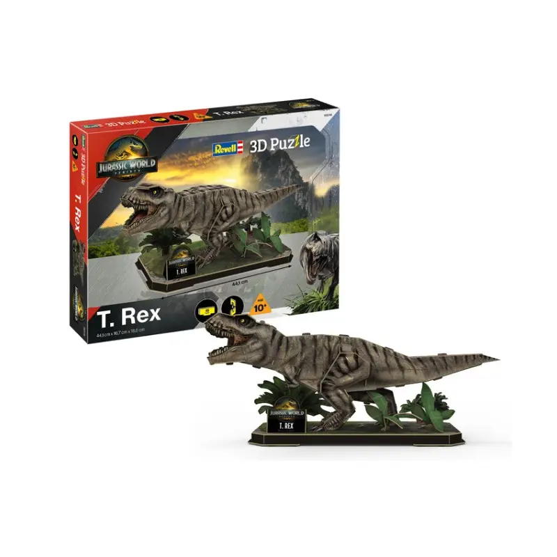 3D Puzzle REVELL 00246 - Jurský svět - T-Rex