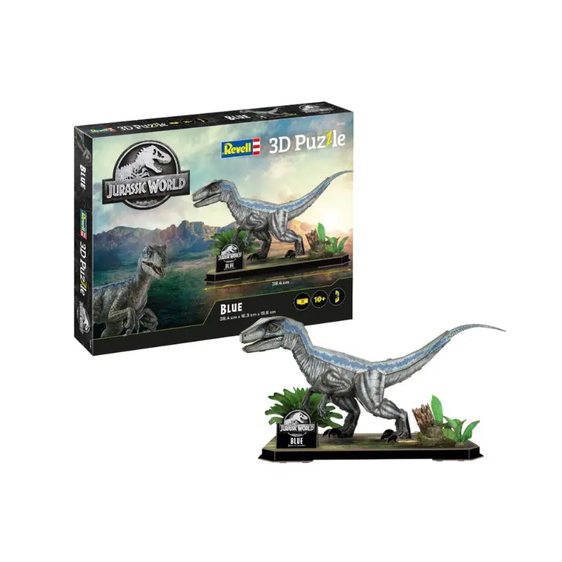 3D Puzzle REVELL 00247 - Jurský svět - Blue
