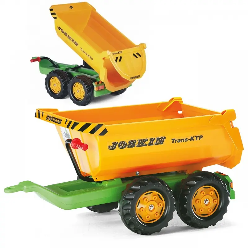 Rolly Toys Joskin Halfpipe sklápěcí přívěs | Robustní přívěs za dětský šlapací traktor