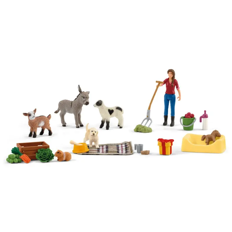 Schleich Adventní kalendář 2023 - Domácí zvířata
