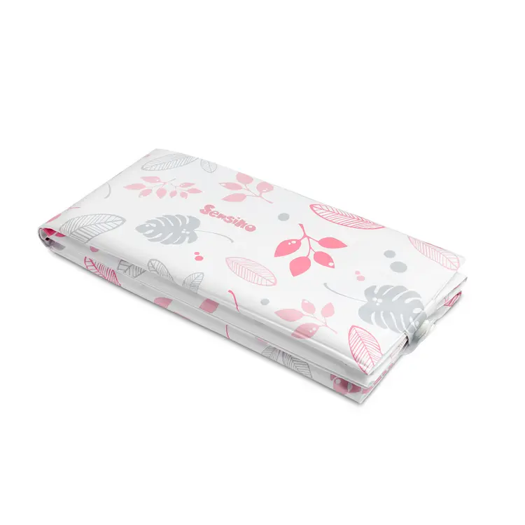 Sensillo Cestovní přebalovací podložka Floral růžová 60x40