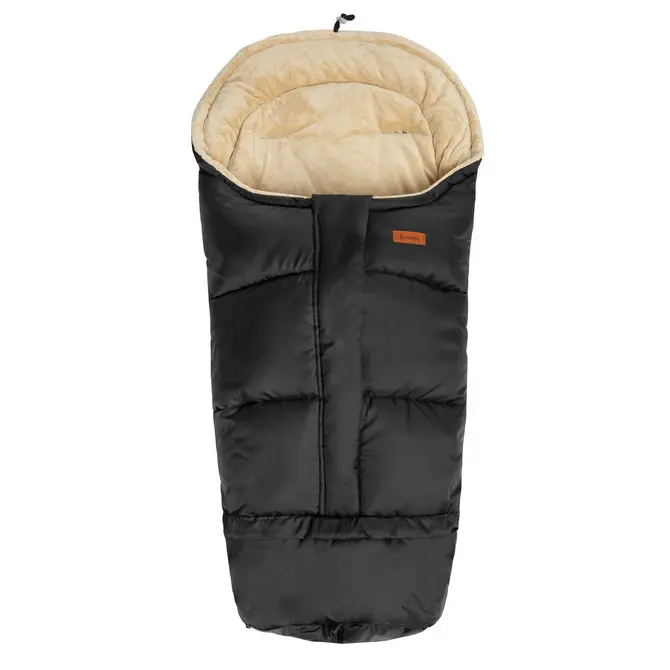 Sensillo Fusak spací pytel COMBI 3 v 1 z minky Black/beige