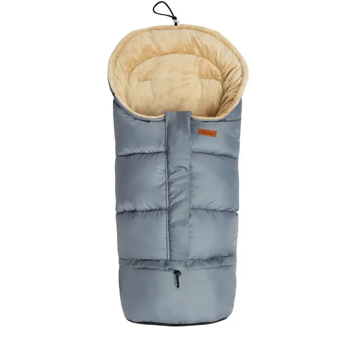 Sensillo Fusak Combi 3 v 1 z minky graphite / beige