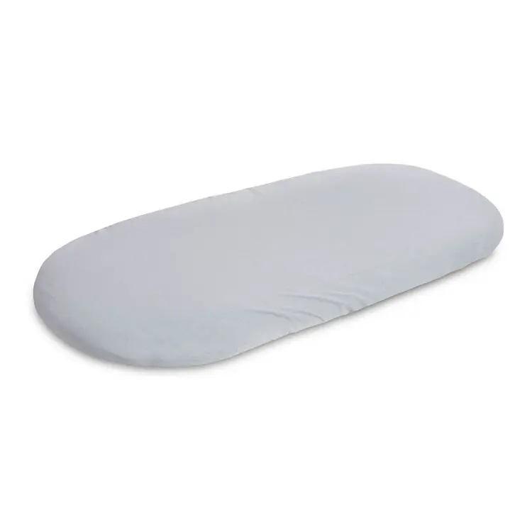 Sensillo Prostěradlo do kočárku kolébky jersey 90 x 40 cm šedé