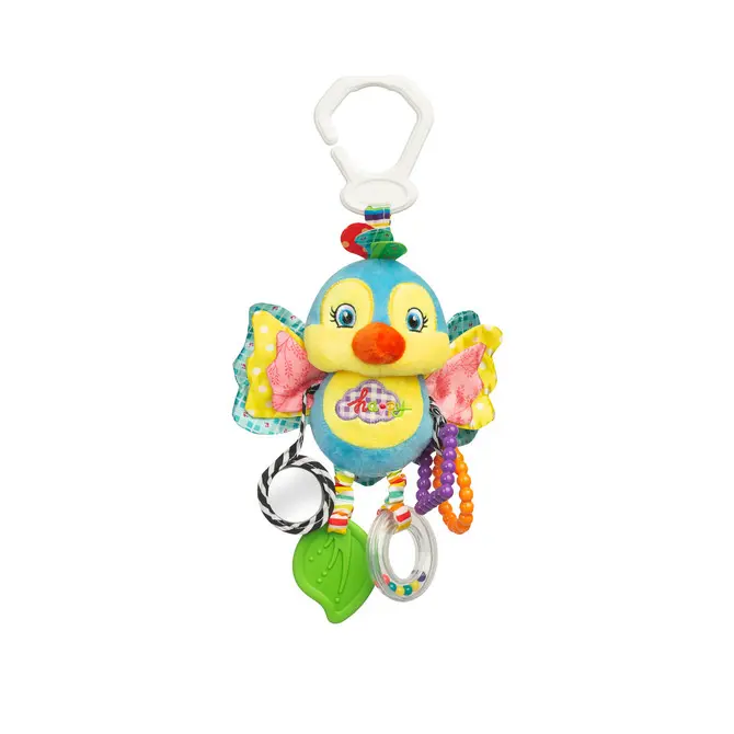 Sensillo Colorful chrastítko cestovní ptáček