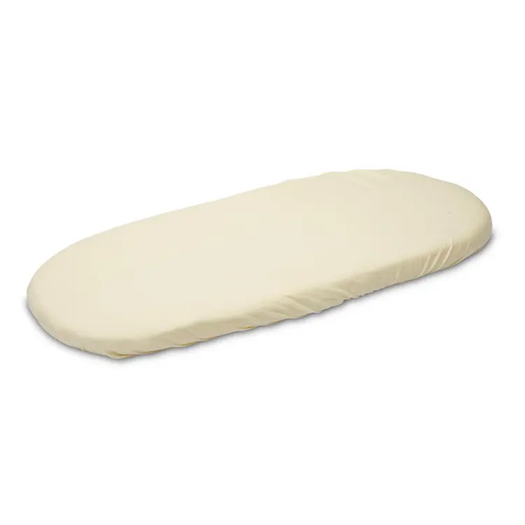 Sensillo Prostěradlo Jersey žerzej do kočárku 75 x 35 cm krémové