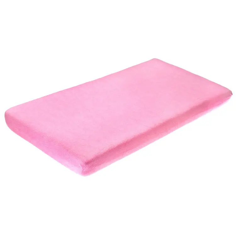 Sensillo Prostěradlo do postýlky froté Classic 120 x 60 cm růžové