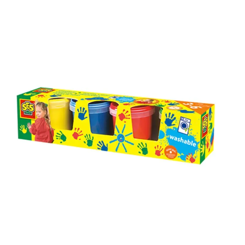 SES Prstové barvy 4x150ml