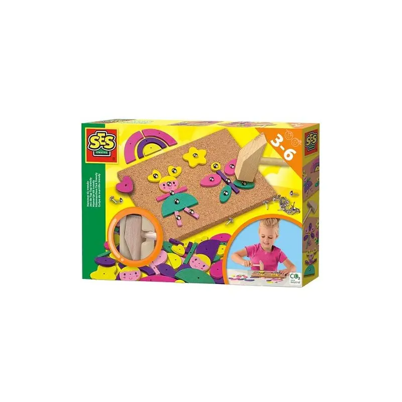 Ses korková tabule set s kladívkem 00927 09274