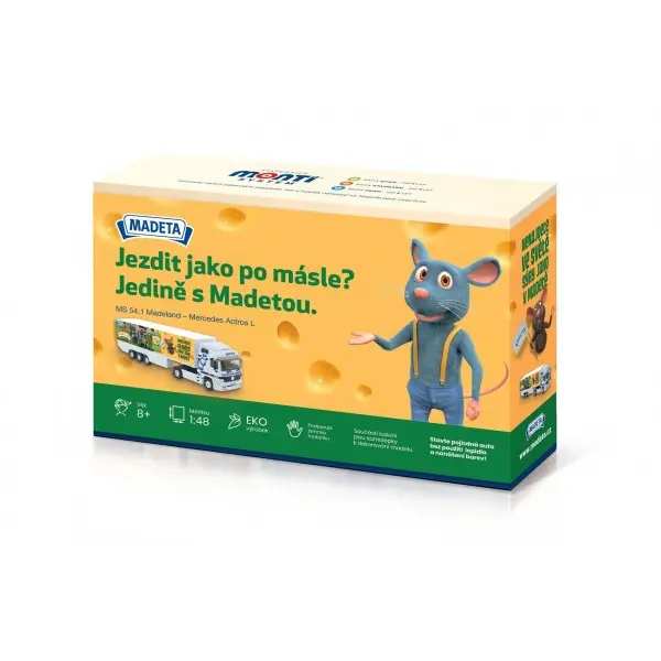 Monti System Seva Stavebnice MS 54.1 Madeland Mercedes Actros L v krabici 32x21x7 5cm 1:48