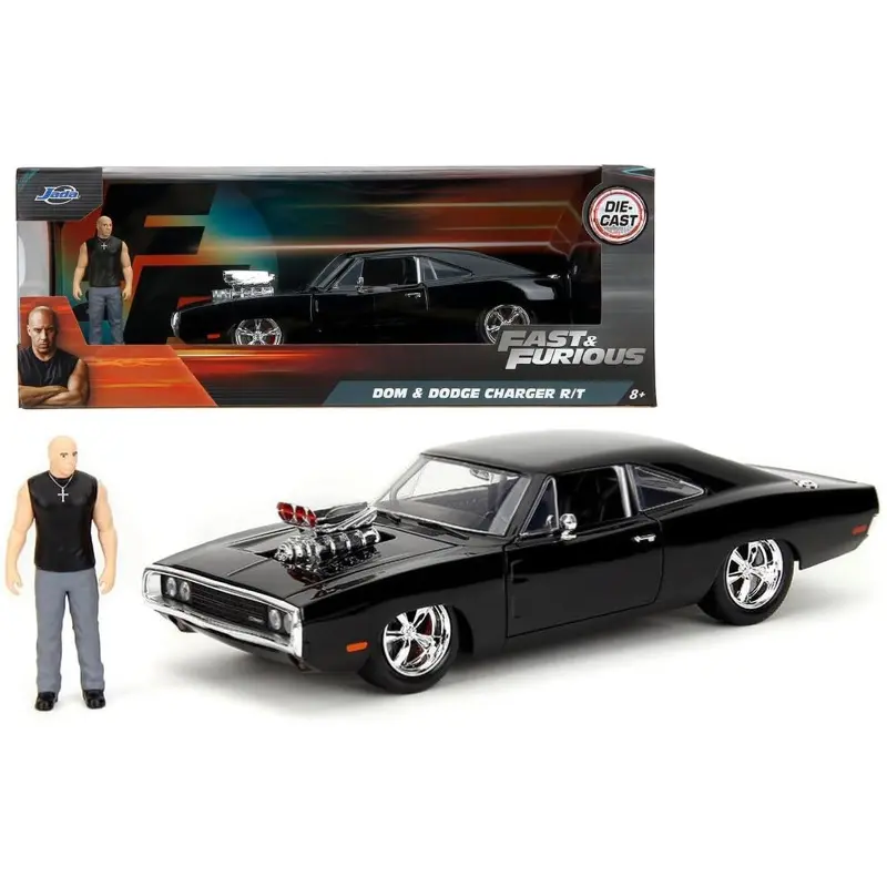 Simba Jada F_f dodge charger 1970 1:24+fig