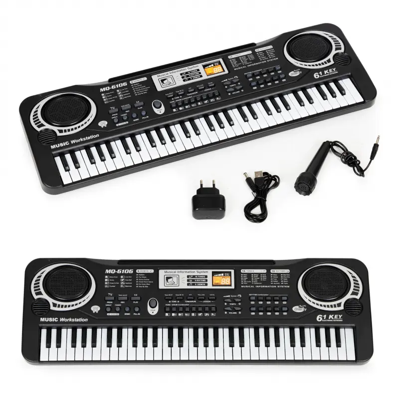 Keyboard pianino pro děti s mikrofonem + adaptér