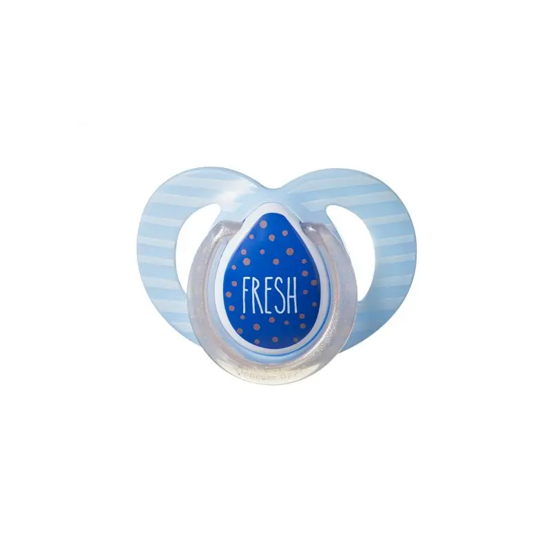 Tommee Tippee Šidítko C2N silikon Moda 6-18m modré