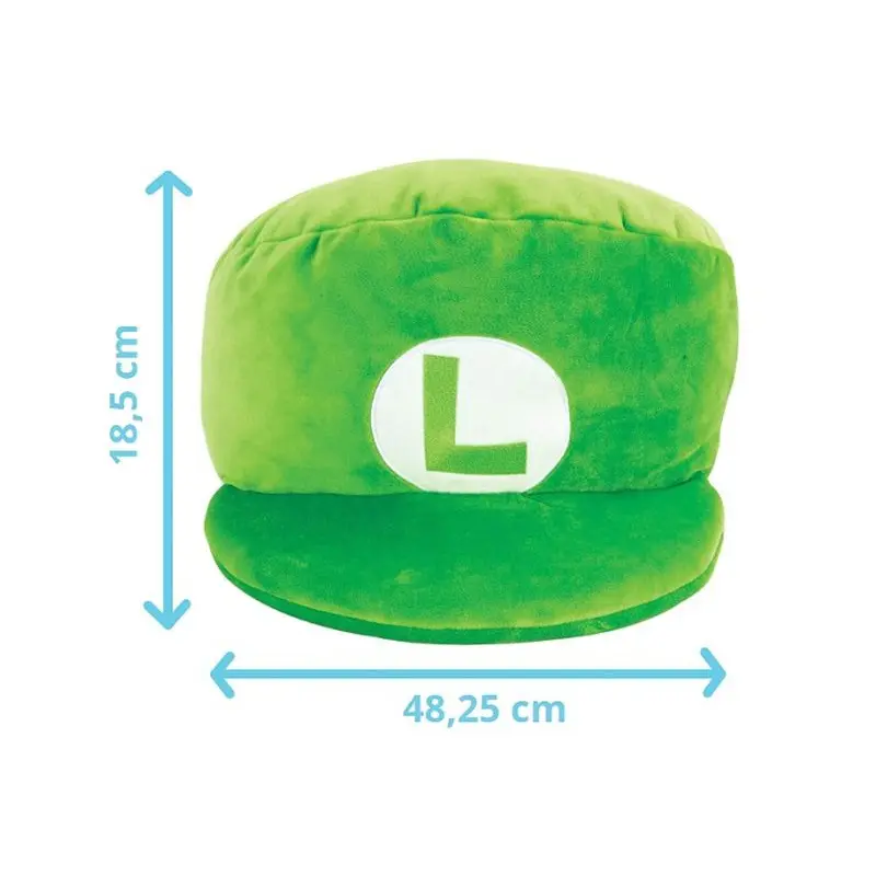 TOMY plyšová Nintendo Luigi čepice T12962
