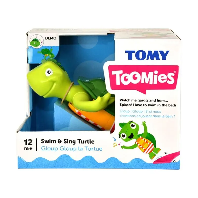 TOMY Toomies želva natahovací zpívá plave