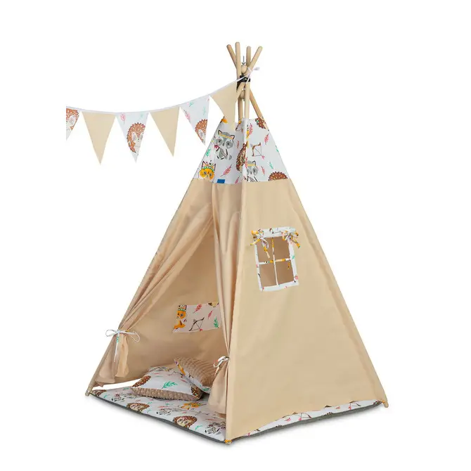 TOYZ Indiánské teepee stan béžové