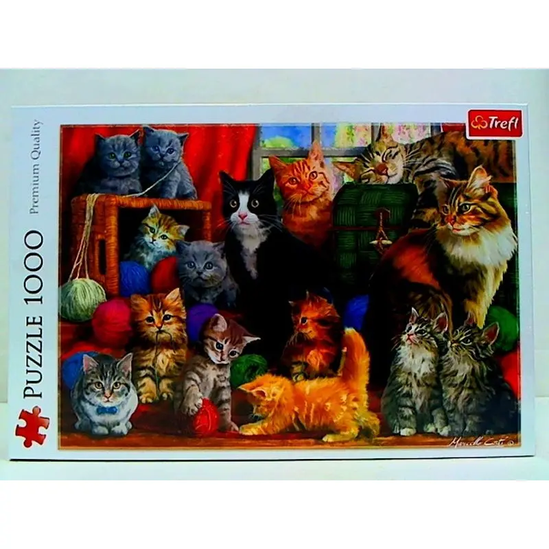 TREFL Puzzle Kočičí setkání 1000 dílků 129497