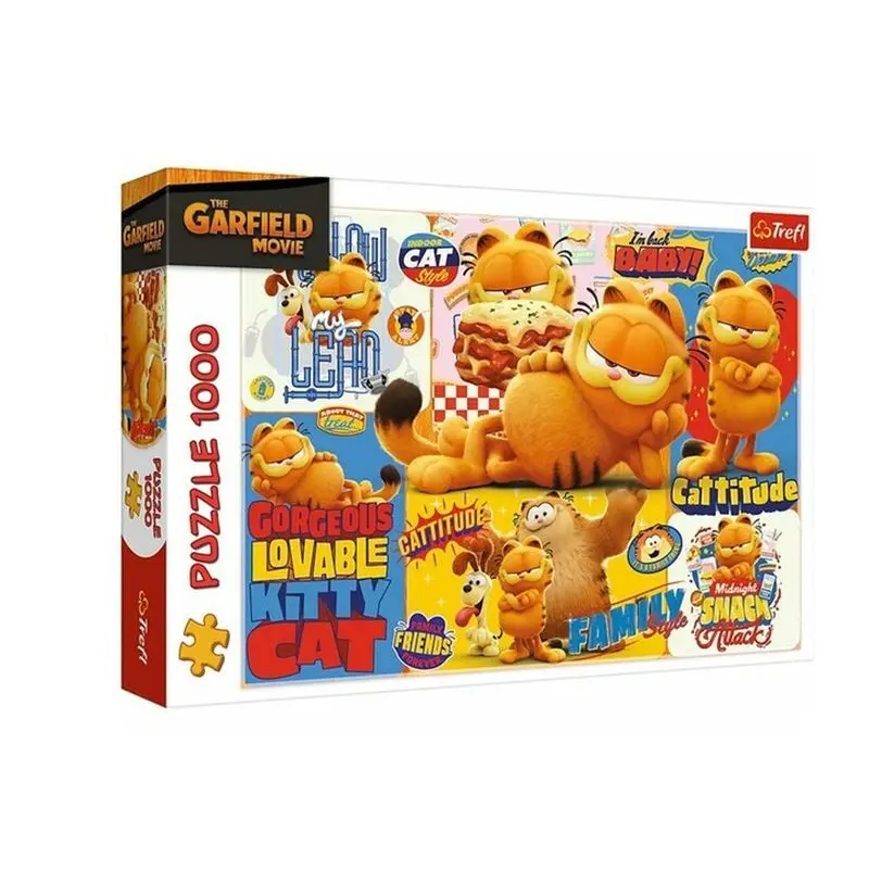 Trefl Puzzle 1000 Garfieldovy příhody 10935