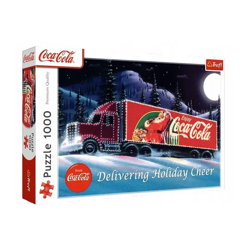 Trefl Puzzle 1000 Coca-Cola vánoční truck 10941