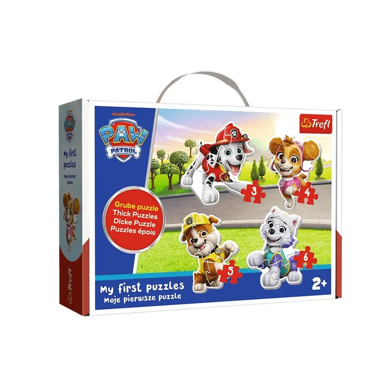 TREFL Baby puzzle Tlapková patrola 4v1 (3,4,5,6 dílků) 166482