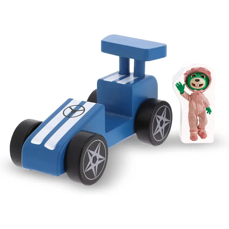 Trefl Dřevěné auto Modré závodní