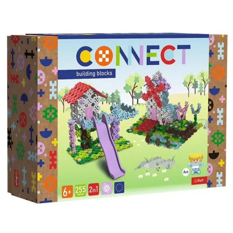 Trefl bricks Connect 2v1 - věžový dům / větrný mlýn