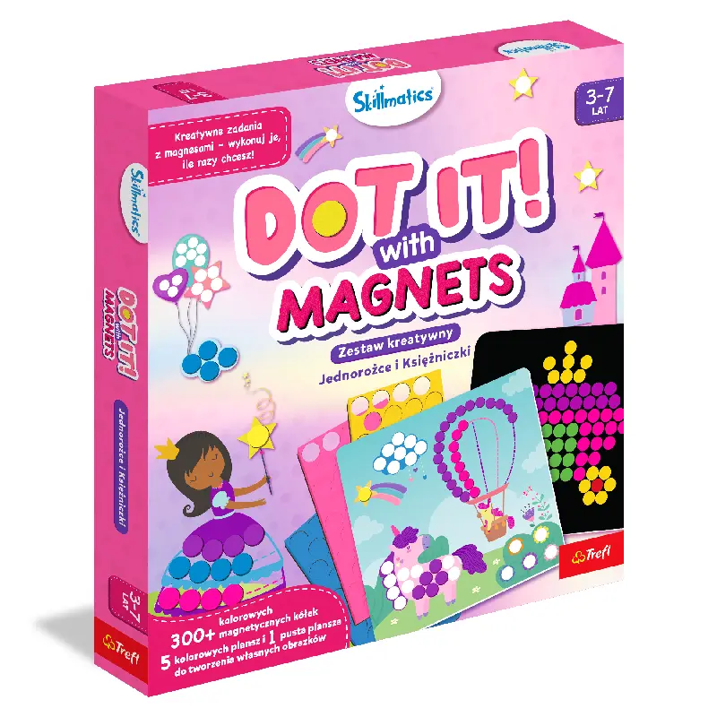 Trefl Skillmatics kreativní sada s magnety Jednorožci a princezny