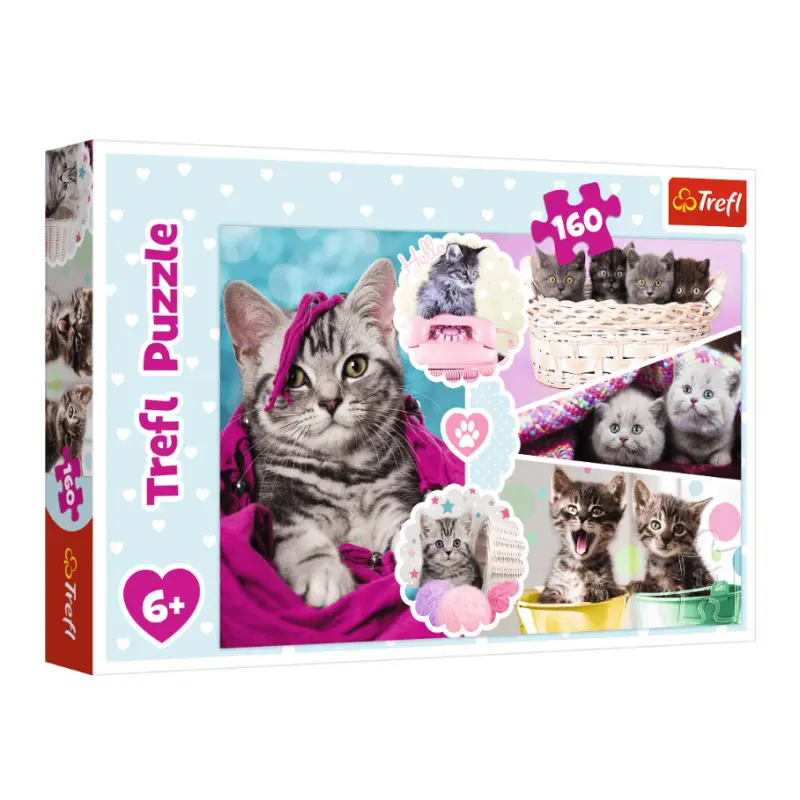 Trefl Puzzle 160 Roztomilé kočky
