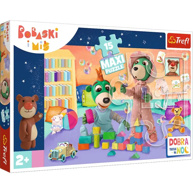 Trefl Puzzle 15 MAXI Šťastný svět