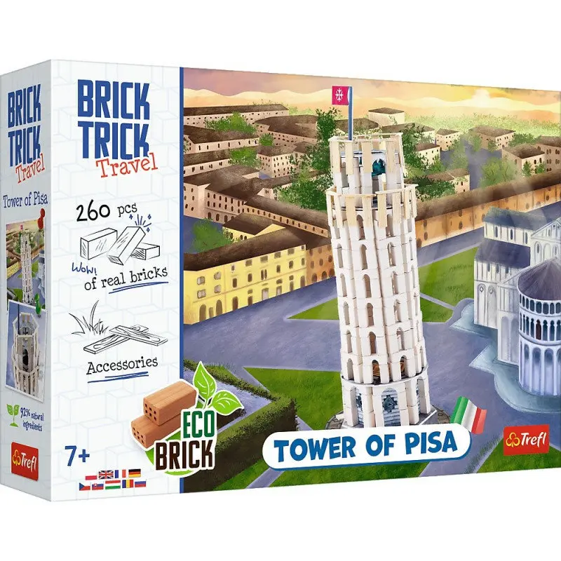 Trefl BRICK TRICK Cestování Šikmá věž v Pise