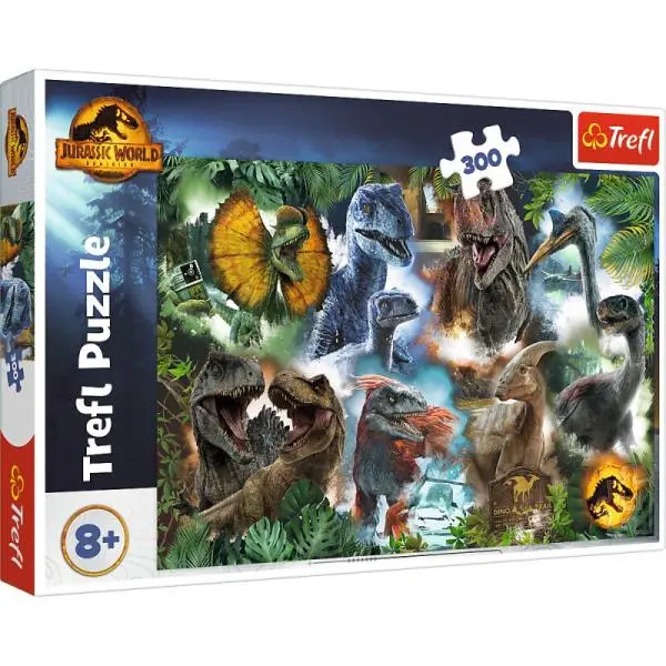 Trefl Puzzle 300 ks Oblíbení dinosauři