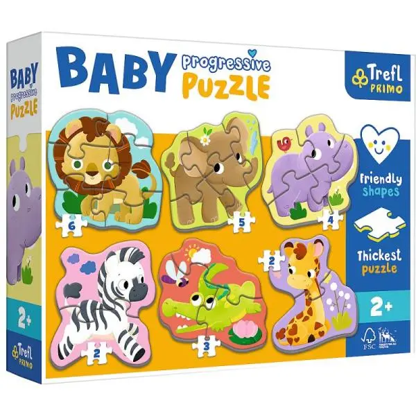 Trefl Puzzle Baby Progressive Safari