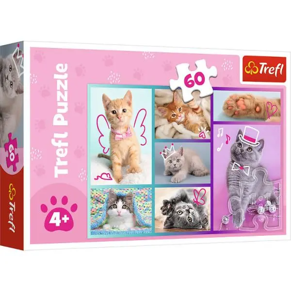 Trefl Puzzle 60 ks Sladká koťátka