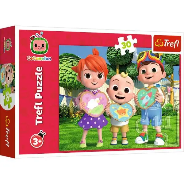 Trefl Puzzle 60 dílků Pojďme se společně bavit! Cocomelon 18295