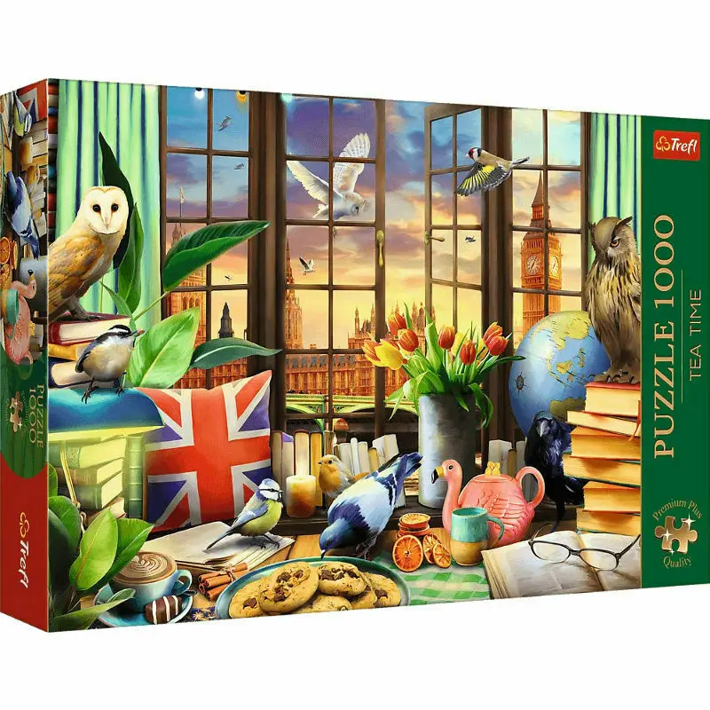 Trefl Puzzle 1000 Premium Plus Tea Time: wszystko co brytyjskie 10847