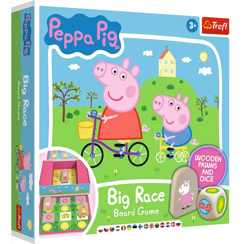 TREFL Hra Prasátko Peppa: Velký závod