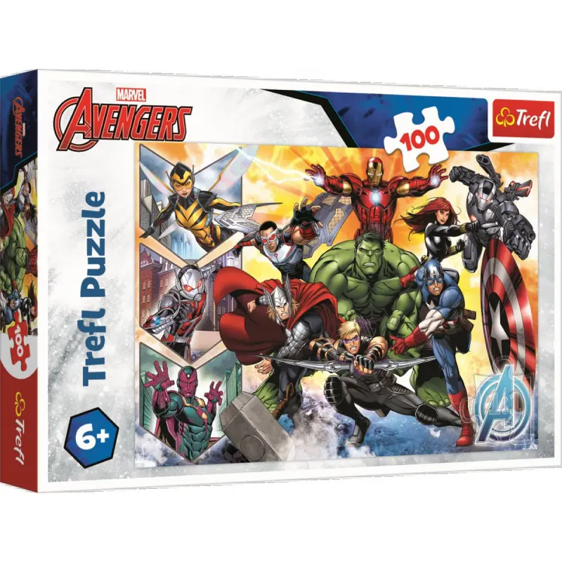 Teddies Trefl Avengers 16431 100 dílků